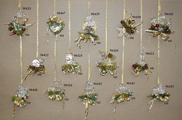 Acrylic Items Decorated (gold), small