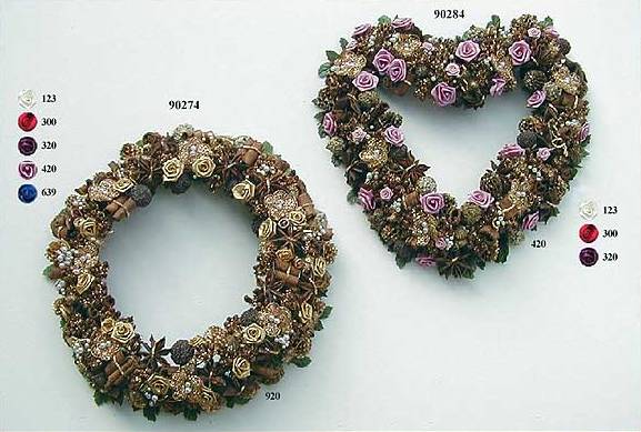 Rose-Bouillon Wreaths - Large